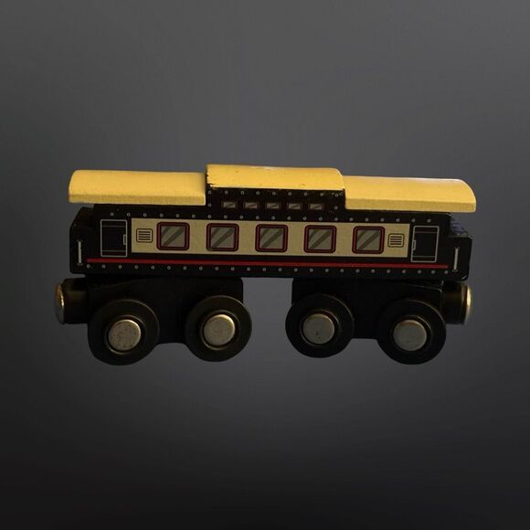 Battat Wooden Passenger Train Classic & Compatible Wooden Toy Train Car B4 - Picture 3 of 7